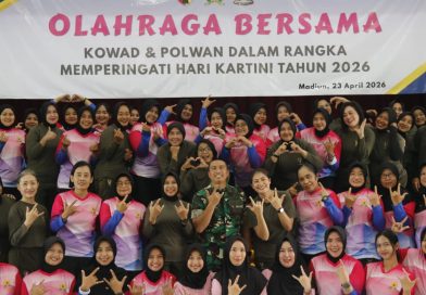 Semangat Kartini Menggelora Saat Kowad dan Polwan di Madiun Perkuat Soliditas