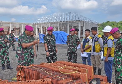 Irkormar Tinjau Langsung Pembangunan Yonif 15 Marinir di Pasuruan, Pastikan Sesuai Target dan Speaifikasi
