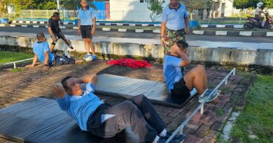 Di Balik Keringat dan Tekad, Personel Lanud Sjamsudin Noor Jalani Tes Kesamaptaan Demi Kenaikan Pangkat