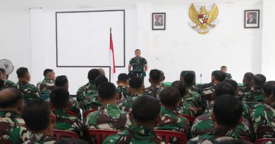 Jam Komandan, Dandim Tulungagung Dorong Prajurit Bijak Kelola Keuangan dan Jaga Kesehatan