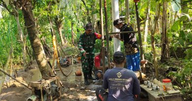 Satgas TMMD ke 128 Kodim 0806/Trenggalek Mulai Bangun Sumur Bor