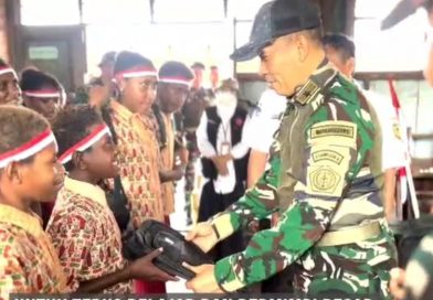 Koops TNI Habema Gelar Bhakti Pertiwi Hardiknas 2026 di SDN 1 Pomako