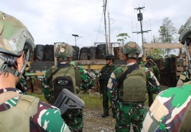 Wapangkoops TNI Habema Tinjau Kesiapsiagaan Prajurit di Pos Kotis Dekai