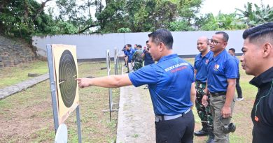 Pererat Sinergitas, Lanud Sultan Hasanuddin Gelar Coffee Morning dan Latihan Menembak Eksekutif Bersama Forkopimda