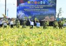 Panglima TNI Bersama Menteri Pertanian Panen Raya Kedelai Ketahanan Pangan TNI AL