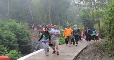 Jalan Santai, Bentuk Tasyakuran Terima Kasih TNI dari Warga Sukorejo