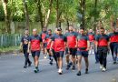 Komandan Resimen Kavaleri 2 Marinir Olahraga Bersama Perwira Menkav 2 Mar.