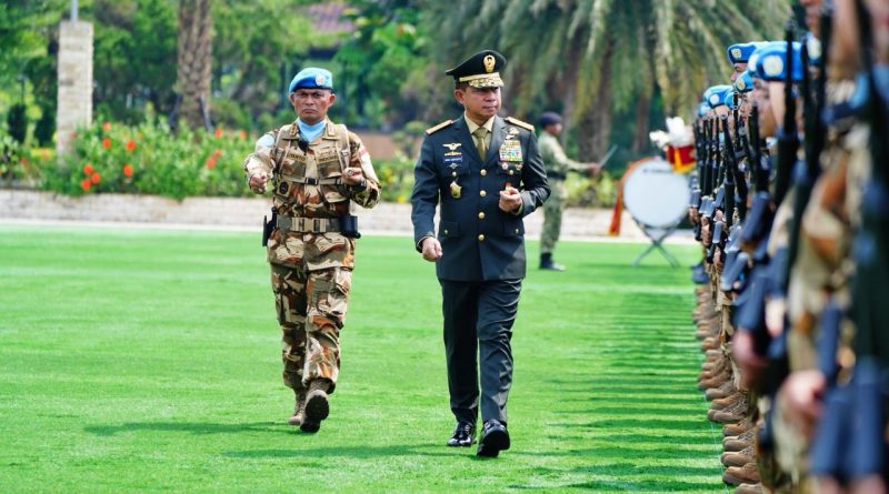 Panglima TNI Pimpin Upacara Pemberangkatan Satgas TNI Konga UNIFIL TA 2026