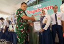Babinsa Koramil Panggul Hadiri Tasyakuran Akhir Tahun SMPN 2 Panggul, Motivasi Siswa Lanjutkan Pendidikan