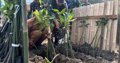 TNI Peduli Lingkungan, Dandim Tulungagung Pimpin Penanaman Mangrove di Cemoro Sewu Sine