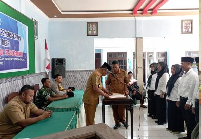 TNI-Polri dan Pemkab Trenggalek Kawal Pelantikan Panitia Pengangkatan Perangkat Desa Craken