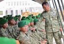 Wapang TNI Dampingi Menhan RI Tinjau Yonif TP 808/Mbaham Matta di Papua Barat