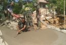 Tak Peduli Terik, Satgas TMMD Bersemangat Tuntaskan Rabat Jalan