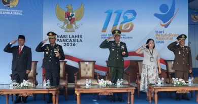 Dandim dan Forkopimda Tulungagung Ikuti Prosesi Upacara Hari Lahir Pancasila 2026