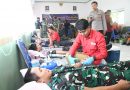 Donor Darah HUT ke-80 Pomad di Madiun