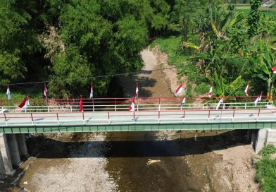 Bertahun Tahun Dinanti, Kini Jembatan Garuda di Ponorogo Berdiri