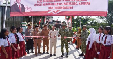 Resmikan Jembatan Garuda, Dandim Tulungagung: Program Presiden Prabowo Harus Dijaga dan Dimanfaatkan Sebaik-baiknya