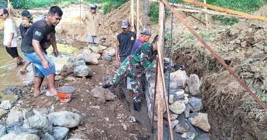 Jembatan Perintis Garuda Tahap V Dibangun Kodim Ponorogo, Berikut Progres Yang Dicapai