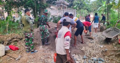 Jembatan Garuda Dibangun, Warga Senang dan Antusias Bekerja