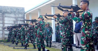 Asah Ketangkasan dan Fokus Tempur, Lanud Sjamsudin Noor Gelar Latihan Menembak Berkala