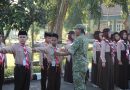 Antusias Ikuti LDK, Pengurus OSIS SMP Islam Al Ma’arif Darunajah Digembleng TNI