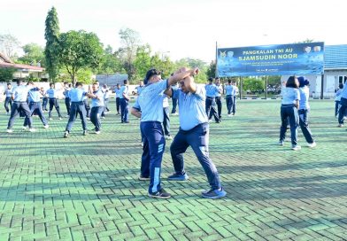 Perkuat Fisik, Mental, dan Kesiapsiagaan, Personel Lanud Sjamsudin Noor Asah Kemampuan Bela Diri Taktis Perkuat Fisik, Mental, dan Kesiapsiagaan, Personel Lanud Sjamsudin Noor Asah Kemampuan Bela Diri Taktis