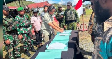 Kembali ke Pangkuan Ibu Pertiwi, 5 Mantan Anggota OPM di Puncak Jaya Ikrar Setia NKRI