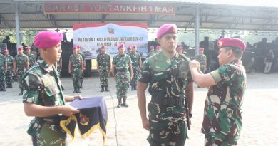 Askomlek Pangkormar Pimpin Pembukaan Pelatihan SKS Tank BMP-3F Pasmar 1 Tahun 2026