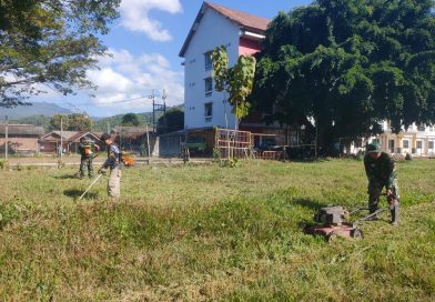 Kodim 0806/Trenggalek Siapkan Pangkalan Sementara Yon TP 531/Menak Sopal di Watulimo Kodim 0806/Trenggalek Siapkan Pangkalan Sementara Yon TP 531/Menak Sopal di Watulimo