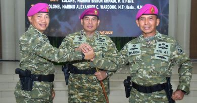 Pangkormar Pimpin Sertijab Danlanmar Sorong, Perkuat Kesiapan Marinir di Kawasan  Timur Indonesia