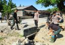 Hari Pertama Pekerjaan Fisik TMMD ke-129 Kodim 1505/Tidore, TNI Bersama Masyarakat Kompak Bangun Desa