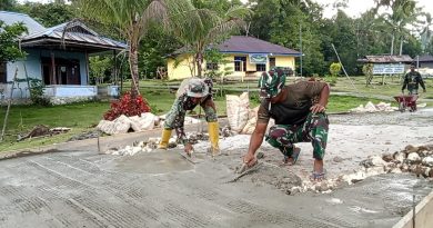 TMMD Ke-129 hari ke 2 TA 2026 pembuatan Jalan Cor di Kampung Sesor, Tingkatkan Akses dan Kesejahteraan Masyarakat TMMD Ke-129 hari ke 2 TA 2026 pembuatan Jalan Cor di Kampung Sesor, Tingkatkan Akses dan Kesejahteraan Masyarakat