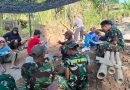 Tanpa Canggung Masyarakat Bersama TNI Sarapan Bersama Dilokasi TMMD KE-129