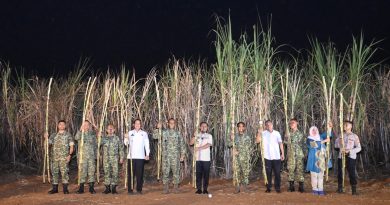 Lanud Sultan Hasanuddin Gelar Panen Raya Tebu Serentak di Takalar, Dukung Ketahanan Pangan Nasional