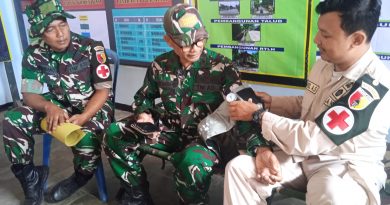 Tim Kesehatan TMMD 129 Bulu Lor Aktif Berikan Layanan