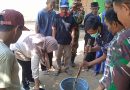 TMMD 129 Bulu Lor Gelar Penyuluhan Hanpangan Kepada Petani ( Demo Pembuatan Jadam Sulfur)