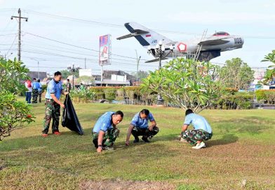 Jelang Hari Bakti Ke-79 TNI AU, Lanud Sjamsudin Noor Gelar Karya Bakti Lestarikan Warisan Sejarah Dirgantara