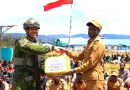 Tembus Medan Ekstrem, Koops TNI Habema Berhasil Salurkan 2 Ton Bantuan Kemanusiaan ke Tiga Distrik di Kabupaten Puncak