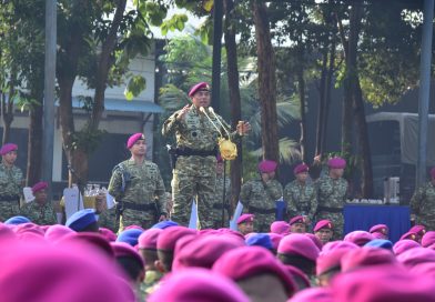 Pangkormar Perkuat Kesiapan dan Soliditas Prajurit Sukseskan HUT  RI dan HUT TNI yang ke 81