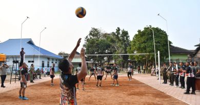 Meriahkan HUT ke 81 Kemerdekaan RI, Kodim Ponorogo Gelar Turnamen Bola Voli Antar Koramil