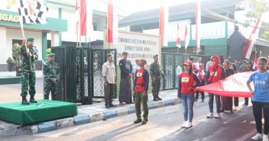Jelang HUT ke-81 RI, Dandim Tulungagung Berangkatkan Kirab Gelora Merah Putih Puncak Secang 2026