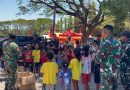 Prajurit Korem 161/Wira Sakti Hadirkan Keceriaan bagi Anak-Anak Terdampak Gempa NTT Prajurit Korem 161/Wira Sakti Hadirkan Keceriaan bagi Anak-Anak Terdampak Gempa NTT