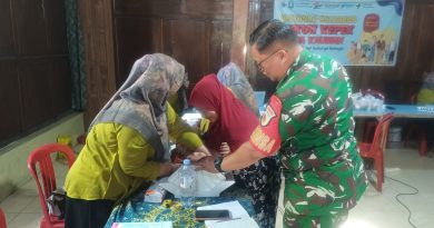 Pendampingan Posyandu, Upaya Babinsa Kodim Ponorogo Sukseskan Pelayanan kesehatan