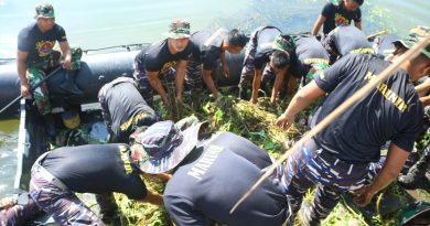 Wujud Kepedulian Lingkungan, Prajurit Roda Rantai Laksanakan Program Kali Bersih