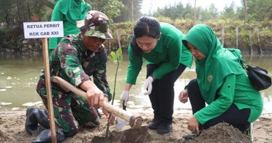 Sambut HUT ke-81 TNI, Kodim Tulungagung Tanam Mangrove dan Pohon Produktif