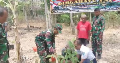 Peringati HUT ke 81 TNI, Kodim Ponorogo Tanam 1050 Bibit Pohon Secara Serentak Peringati HUT ke 81 TNI, Kodim Ponorogo Tanam 1050 Bibit Pohon Secara Serentak