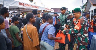 Semarak HUT ke-81 TNI, Bakti Sosial di Nawaripi Disambut Antusias Warga