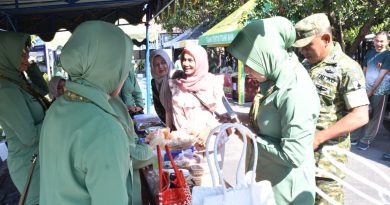HUT ke 81 TNI, Ada Bazar Pasar Murah di Kodim Ponorogo