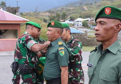 Kodim 1714/Puncak Jaya Gelar Syukuran Kenaikan Pangkat Bintara dan Tamtama