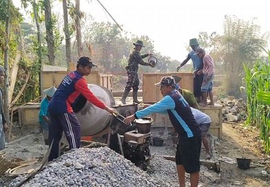 Proyek Pembangunan Lima Jembatan Perintis Garuda Tahap VII di Kodim Ponorogo Dikebut, Berikut Capaiannya
